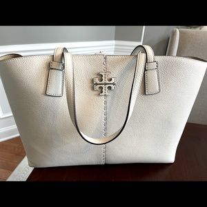 NWT Tory Burch McGraw Tote in New Ivory